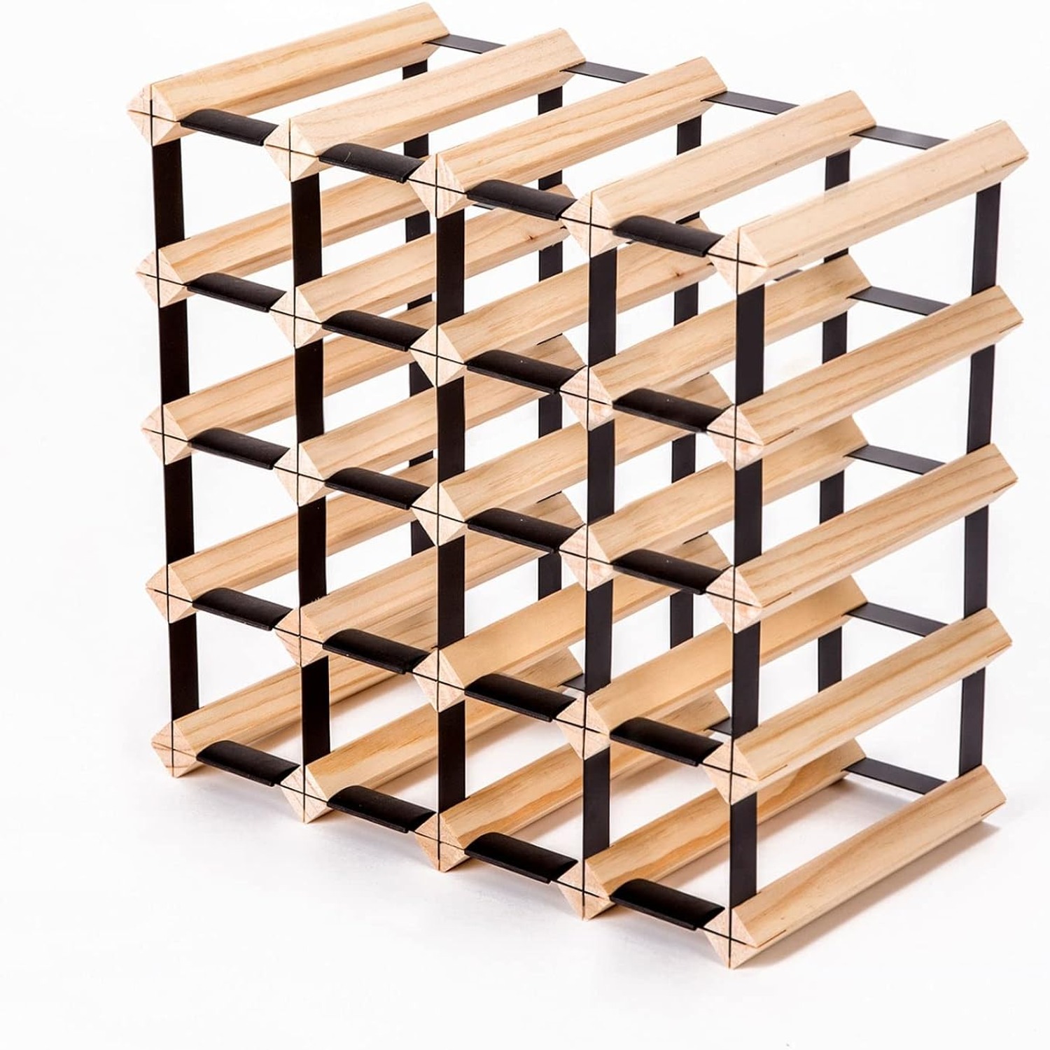 20 Bottle Timber Wine Rack