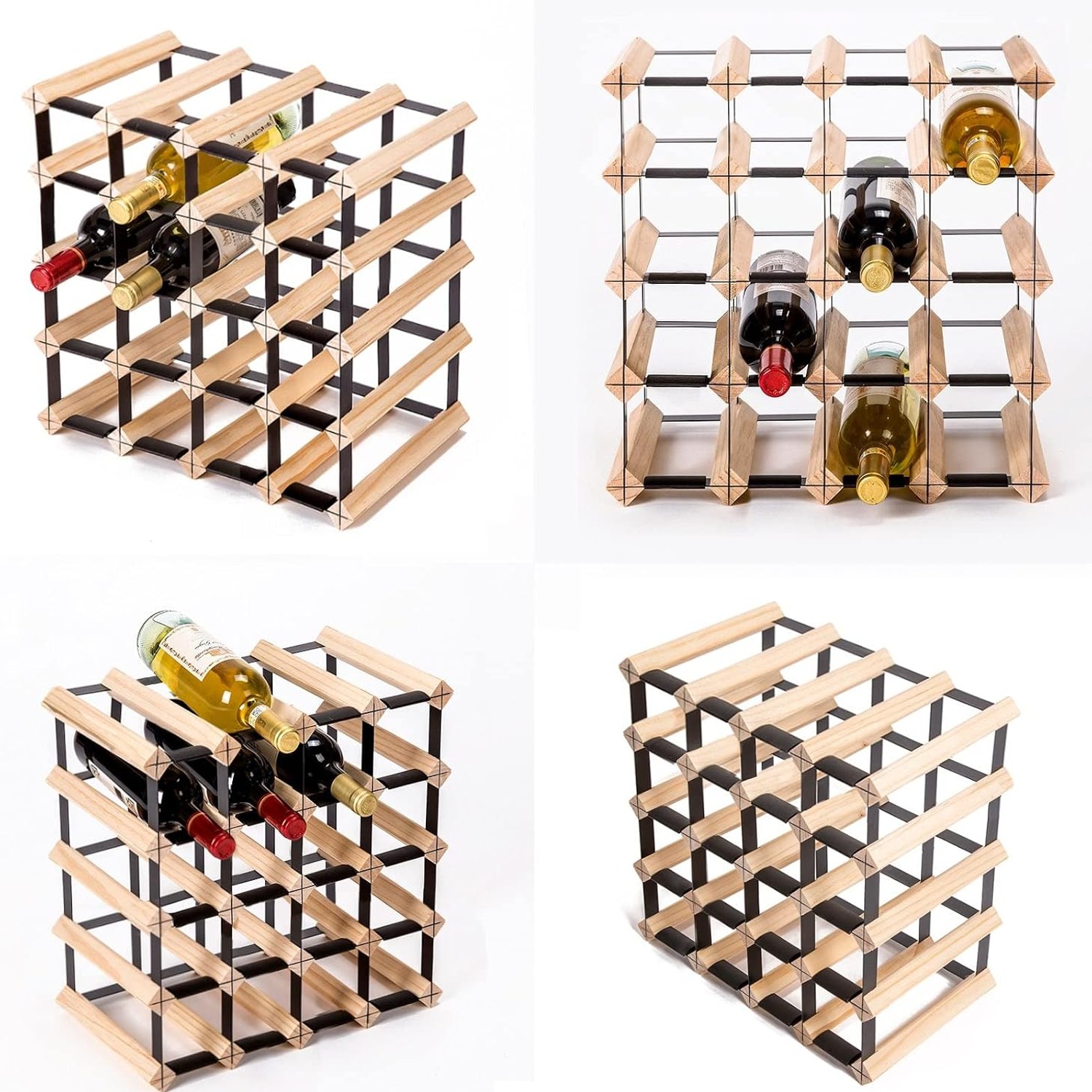 20 Bottle Timber Wine Rack: image 5