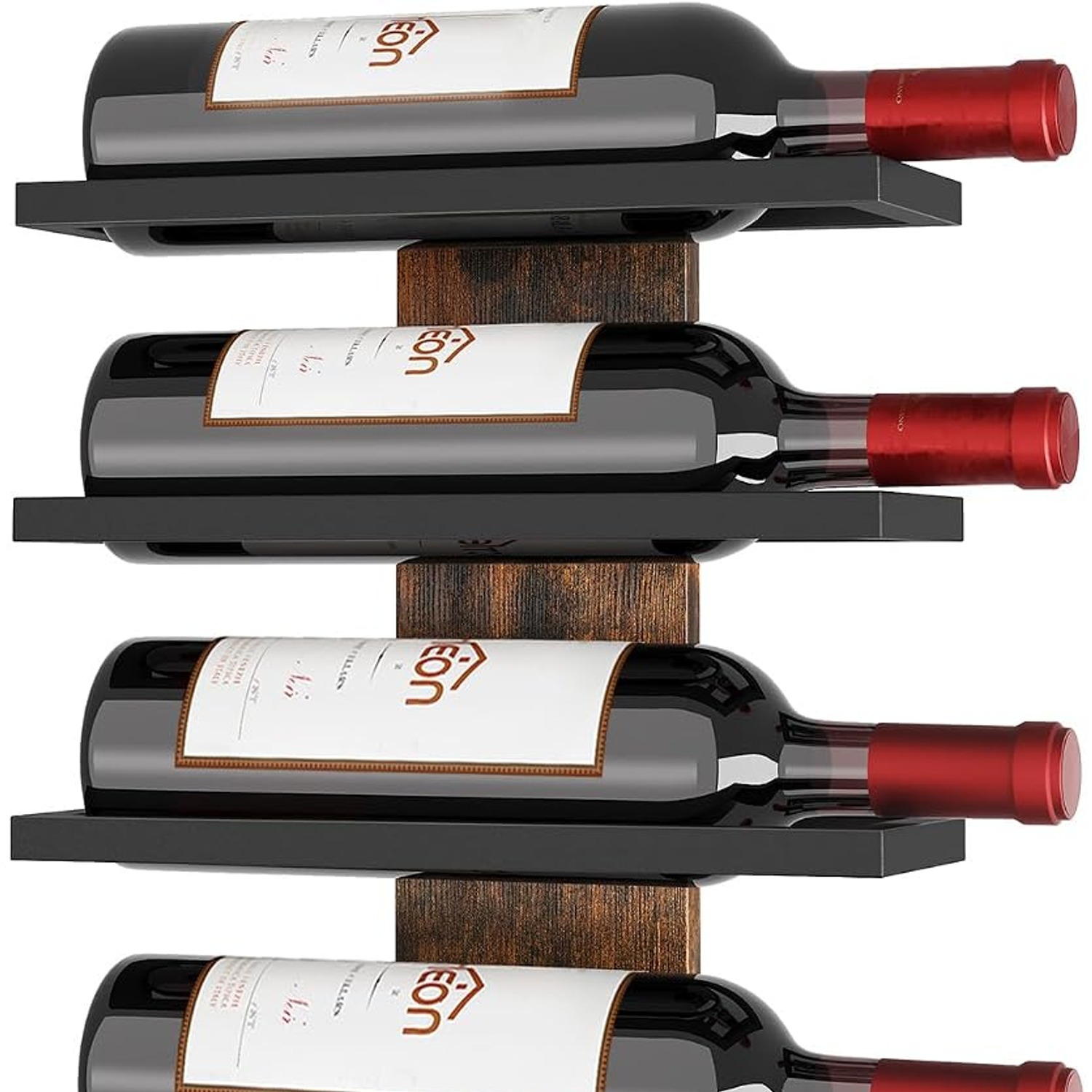 Wall Wine Rack 6 Tier Bottle Display