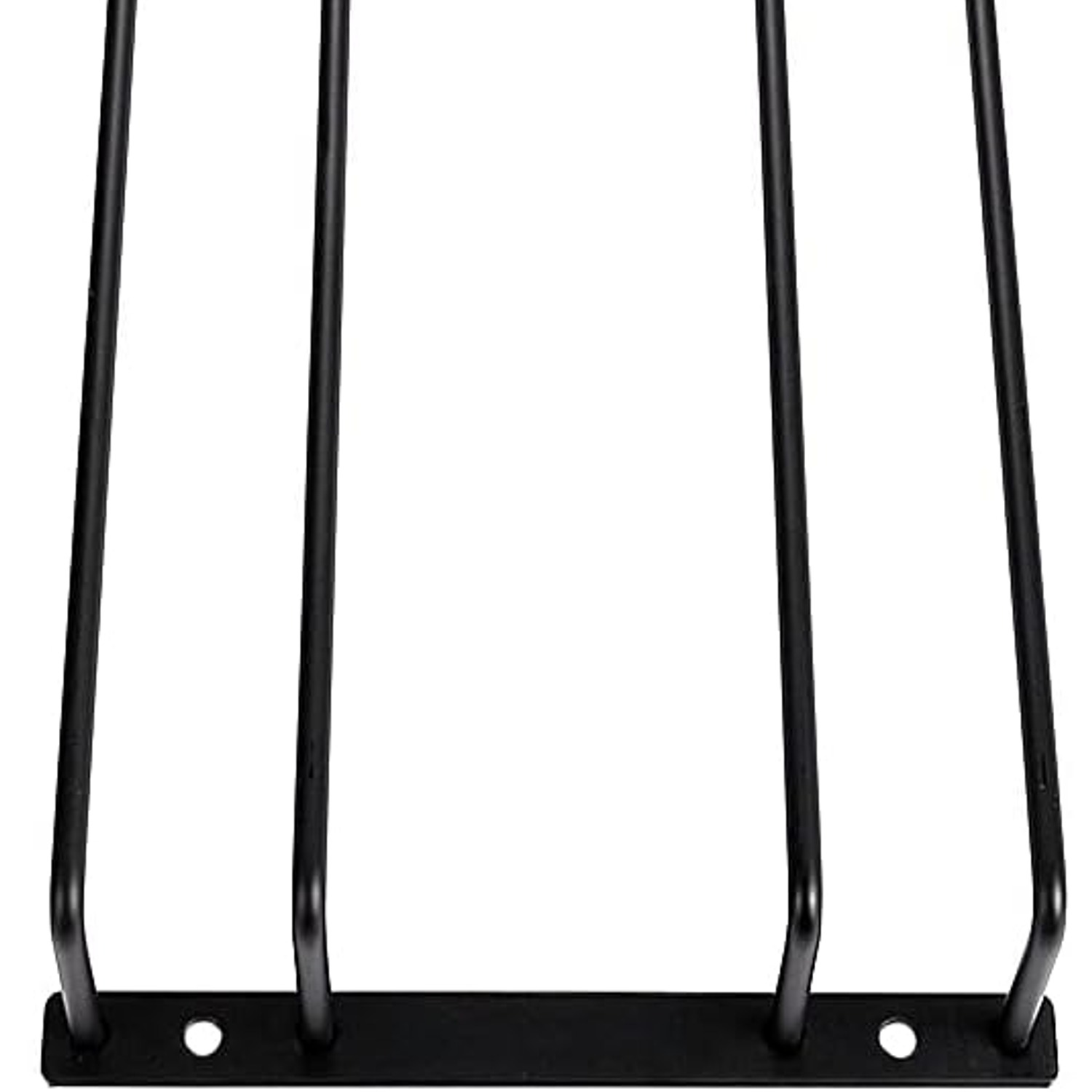 Dianoo Black Wine Glass Rack 35cm Under-Cabinet Stemware Holder