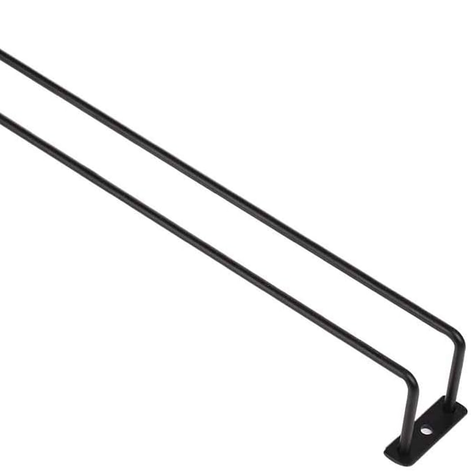 Dianoo Black Wine Glass Rack 35cm Under-Cabinet Stemware Holder: image 7