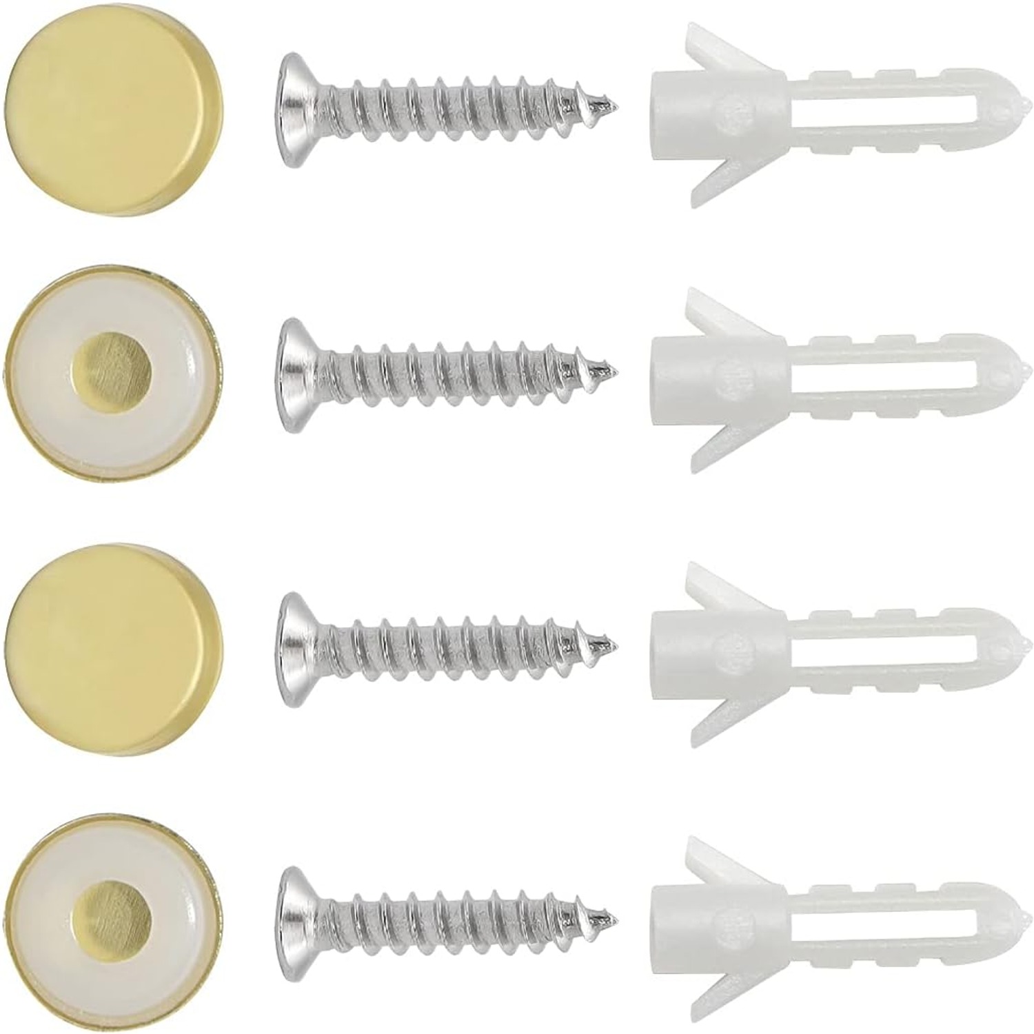 Gold Wine Glass Rack 30cm, 3-Pack Under-Cabinet Stemware Holder: image 6